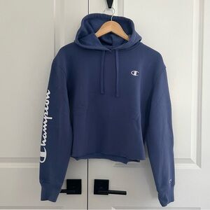 Champion Cropped Hooded Sweater
